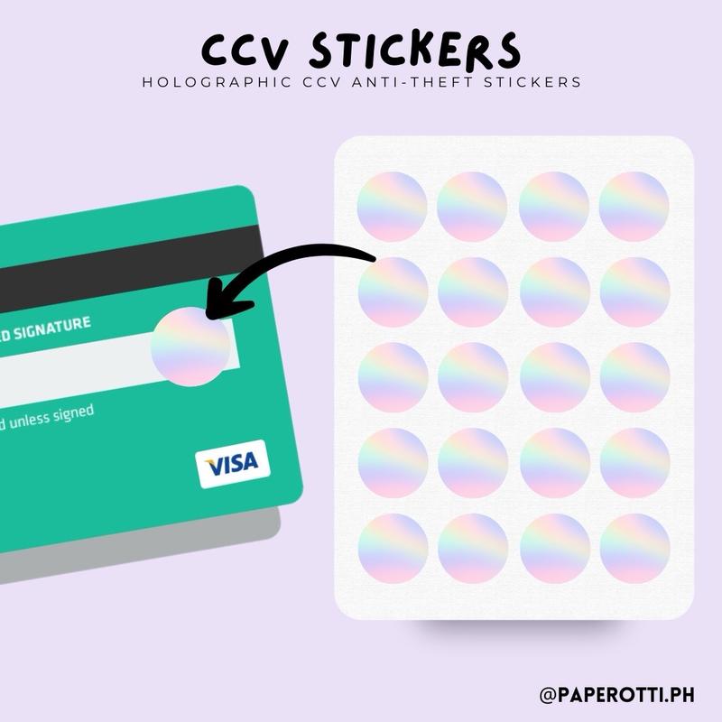 Holographic CCV Stickers | ATM Anti Theft Stickers | 20pcs | - TikTok ...