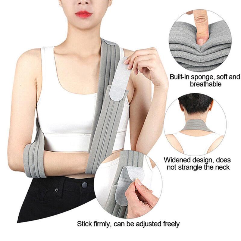 Dây Đeo Cố Định Cánh Tay Có Thể Cắt Được, Không Hạn Chế, Có Thể Điều Chỉnh, Thoáng Khí, Dây Đeo Cố Định Vai, Đồ Bảo Hộ, Unisex, Dây Đeo Hỗ Trợ Cánh Tay Cho Phần Trên 3