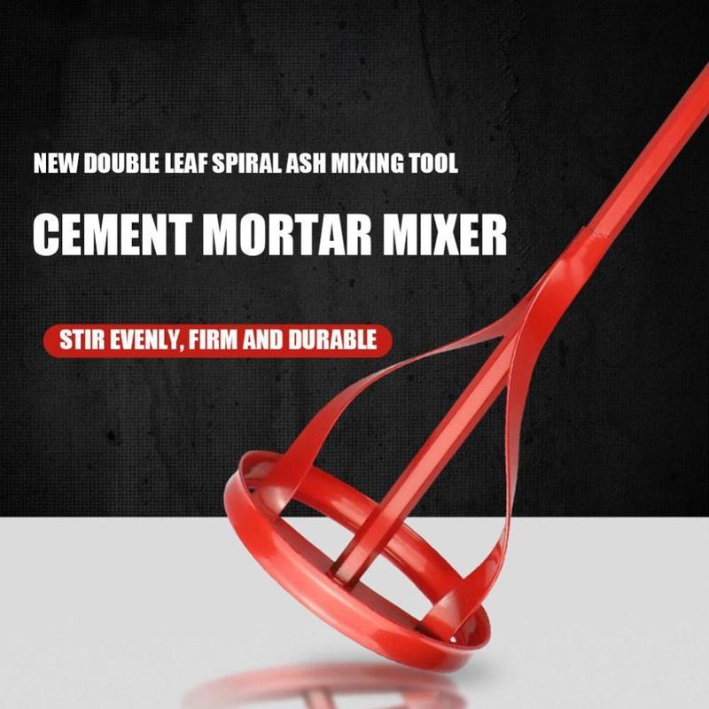 Product Introduction of Durable Paint Mud Mixer Construction Grouting Tool Cement Mixing Rod Plaster Paint Mixer For Electric Drill Hexagon Shaft Mixing Paddle Rod 17