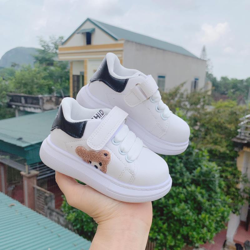 ( Fom bé ) Giày thể thao siêu nhẹ kiểu chú gấu cao cấp cho bé trai bé gái bé từ10 tháng đến 5 tuổi Sandal Sandal Dép Sandal mitts toddler