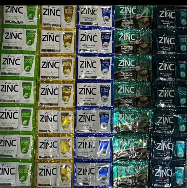 6 Renteng sampo Zinc Sachet