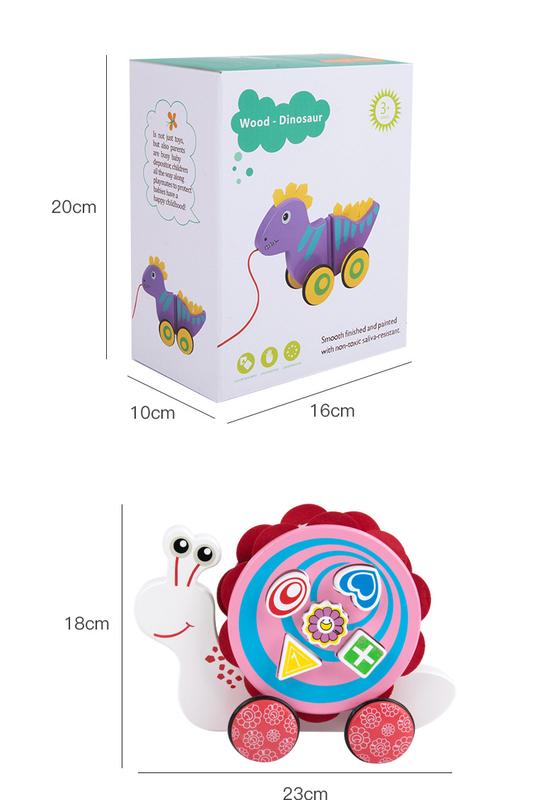 Product Introduction of Infant Walker with Animal Friends: Pull Along Cart Featuring Cartoon Dog and Crocodile for 0-3 Year Olds 28