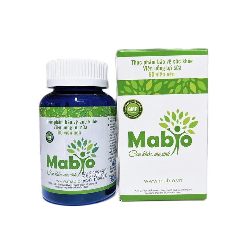 Viên uống lợi sữa Mabio hỗ trợ tăng lượng sữa,chất lượng sữa - Hộp 60 viên
