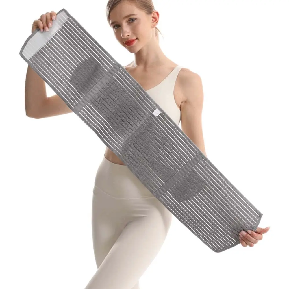 Simple Stripe Tummy Control Shapewear Mesh Corset Solid Abdominal Belt Postpartum Sacroiliac Girdle Body Shaper Body Shaper