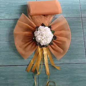 1 Pcs Bunga Depan/Belakang Mobil pengantin by Frenda Florist variasi Pita Besar
