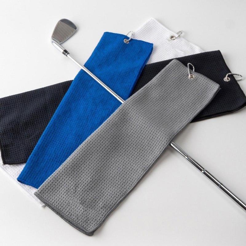Product Introduction of Golf Towel Waffle Pattern With Hook Cleaning Towels Microfiber Soft Enduring Quick-Dry Cleans Clubs Balls Hands 17