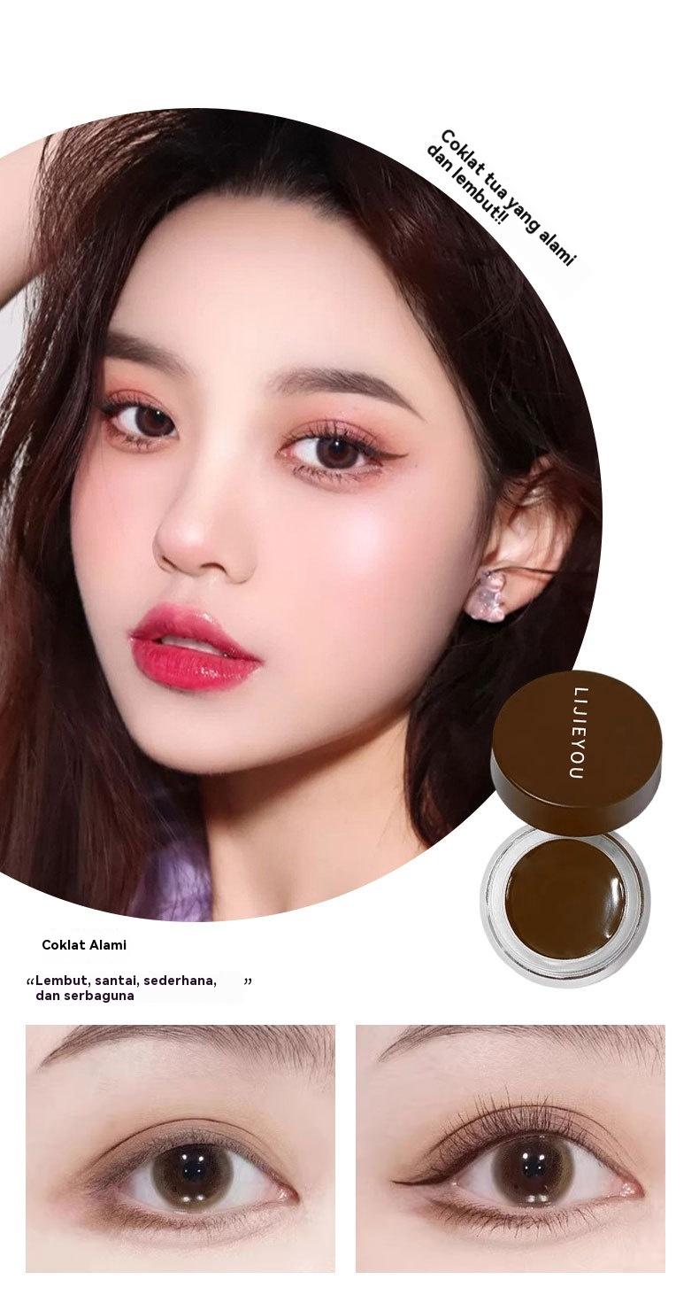 MUSIC FLOWER 2-in-1 Eyebrow & Eyeliner Gel 24H Natural Look Finish Oil Control Waterproof Smudge Proof Tahan Lama：MUSIC FLOWER