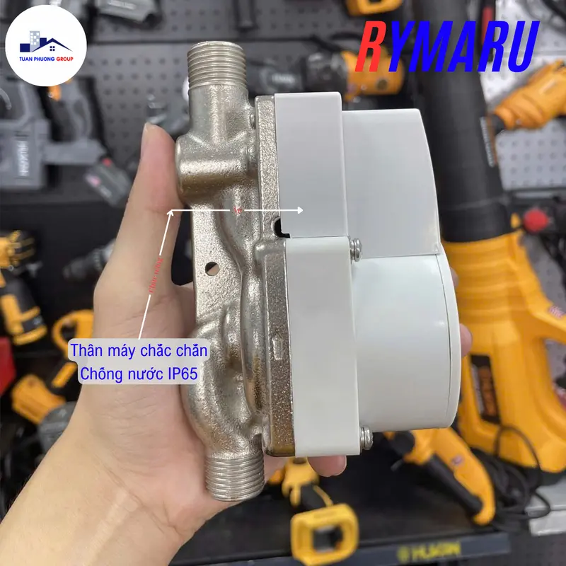 Máy bơm tăng áp mini Rymaru RY-01TB 100W, đẩy 18m, chống nước IP65 2