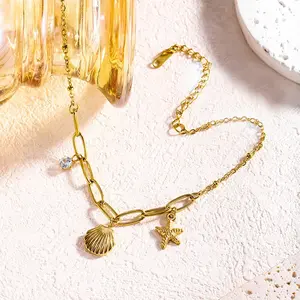 LABY NEW Gelang Kaki wanita aksesoris cantik titanium anti karat korean style JW-1033