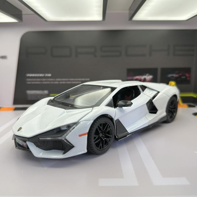 Mô hình xe Lamborghini Lamborghini Revuelto tỉ lệ 1:24 hãng Jinlifang 4