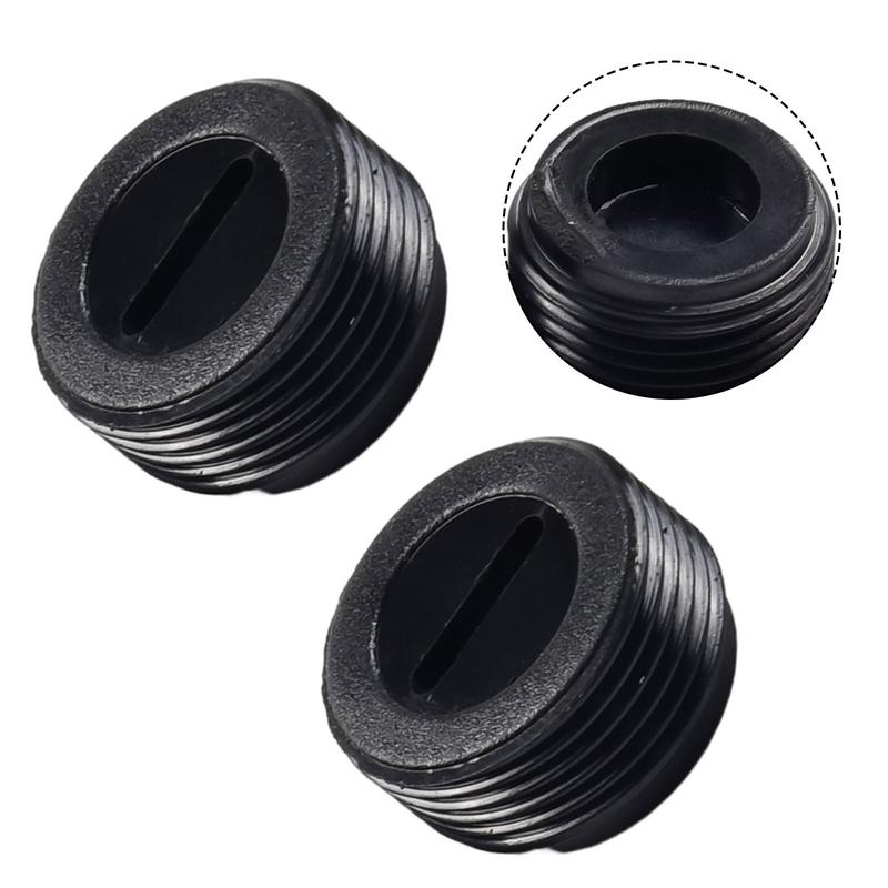 Nắp Giá Đỡ Chổi Carbon, 2 Cái, Nắp Chổi Điện Thích Hợp Cho Máy Mài Góc Và Máy Khoan Điện, Thay Thế Cho Động Cơ, Phụ Kiện Nhựa Màu Đen 4