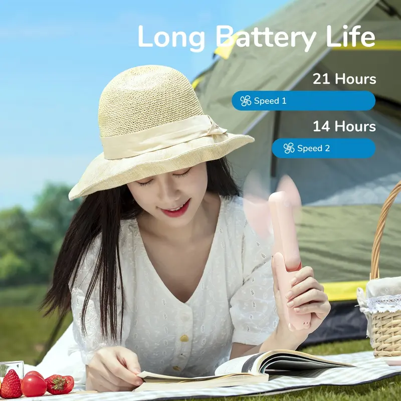 Quạt Cầm Tay 3 Trong 1 JISULIFE F8X Plus 4500mAh Tích Hợp Sạc Dự Phòng, Đèn Pin Siêu Sáng Chính Hãng - Bảo Hành 12 Tháng 1