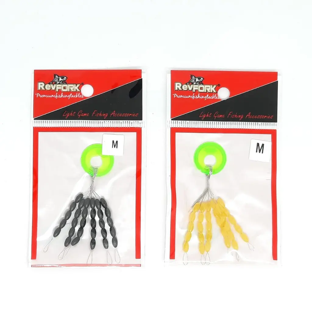 ACC. PANCING REVFORK STOPPER ISI 30BUTIR WARNA HITAM l KUNING