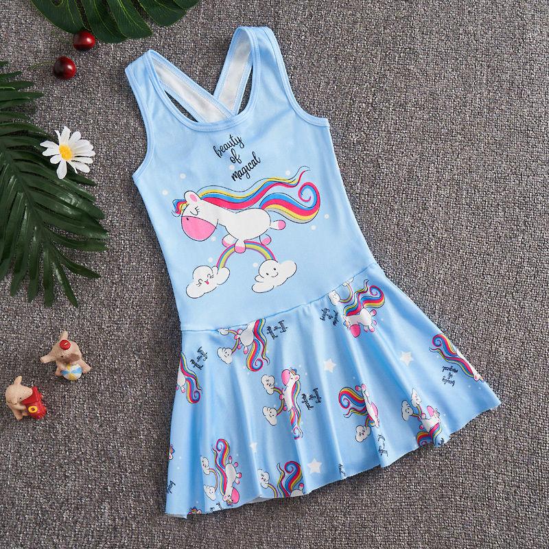 Product Introduction of Girl's One-Piece Swimming Suit Summer New Medium and Large Children Swimming Princess Skirt Little Girl Baby Swimsuit 14