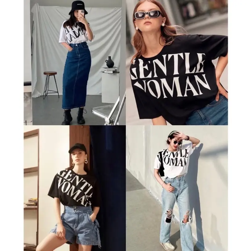 GENTLE WOMAN OVERSIZED TSHIRT