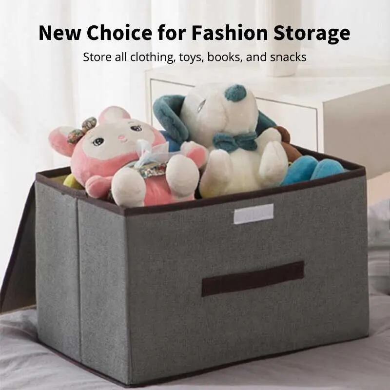 DIMJ Kotak Penyimpanan Pakaian Box Organizer with Flip-Top Lid - G601