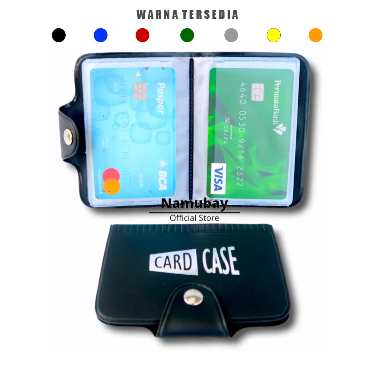DOMPET KARTU 20 SLOT / DOMPET KANCING / DOMPET LIPAT / CARD CASE / DOMPET WANITA & PRIA / DOMPET ATM TERLARIS