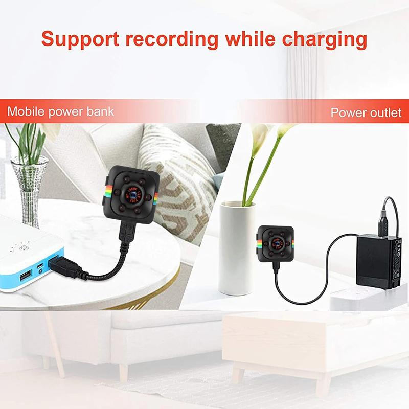 Product Introduction of SQ11 Mini Camera 1080p Mini Night Vision Sports Camera SQ28 Outdoor Waterproof Cycling Car Recorder Diving Camera 5