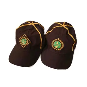 Topi Pramuka Siaga Putra Putri dengan Bordir Menarik - Aksesoris, Karet snapback hat