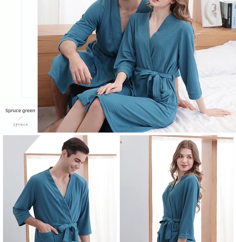 Product Introduction of Stylish Bathrobes for Men and Women  for Hotel Wholesale Wide and Absorbent Bathrobes for Relaxing 20