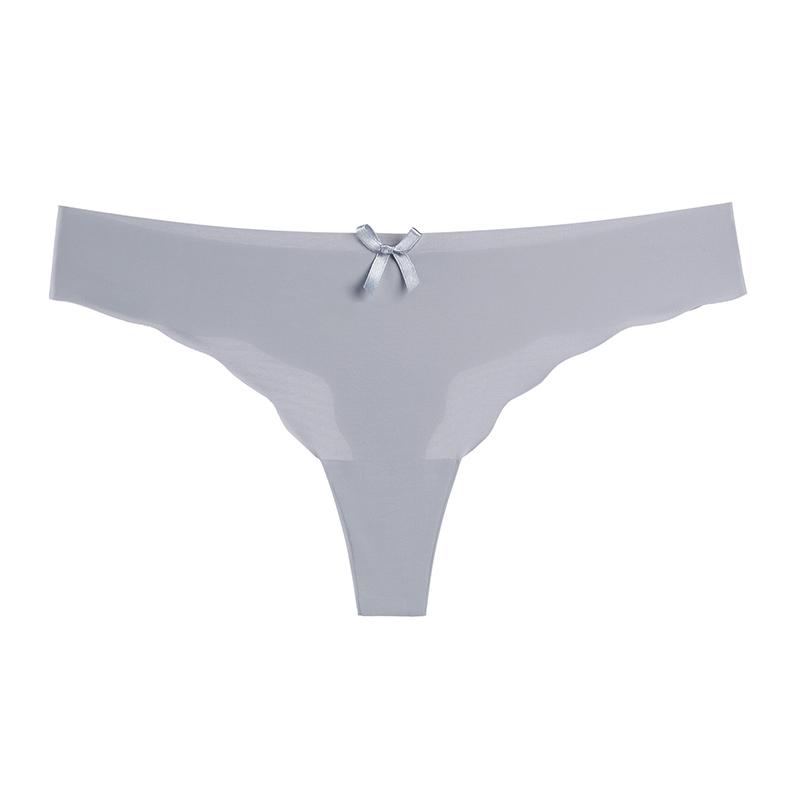 Product Introduction of Women's Thongs G-string Underwear Seamless Invisible Panties For Ladies Fashion Ruffle Female T-back Underpants 1/2pcs Womenswear Comfort 13