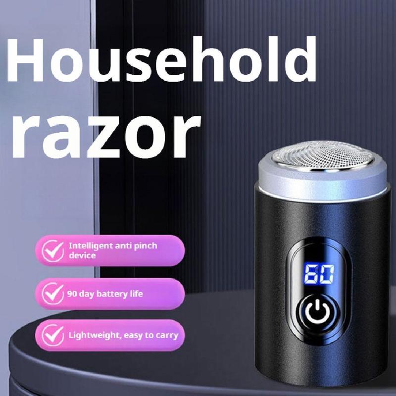 Digital Power Display Mini Razor Car Travel Razor Portable Men's Razor 2