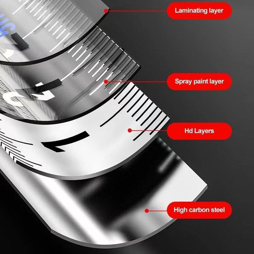 Alat Ukur Ketebalan Neon Anti Air - Pita Pengukur Industri Presisi Tinggi Baja Tahan Karat 3M/7.5M/10M - Akurat & Tahan Lama Alat Ukur Ketebalan Neon Anti Air - Pita Pengukur Industri Presisi Tinggi Baja Tahan Karat 3M/7.5M/10M - Akurat & Tahan Lama