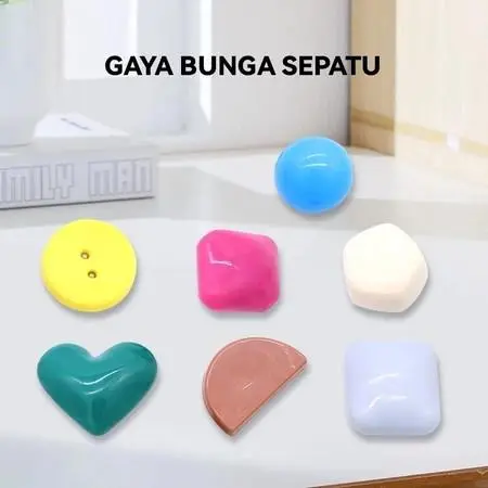 UMINIY Aksesoris Sandal Permata DIY Hiasan Bintan/Aksesoris Sandal Kartun Lucu/Aksesoris Sandal 3D/ Jibbitz Aksesoris Terlaris 5