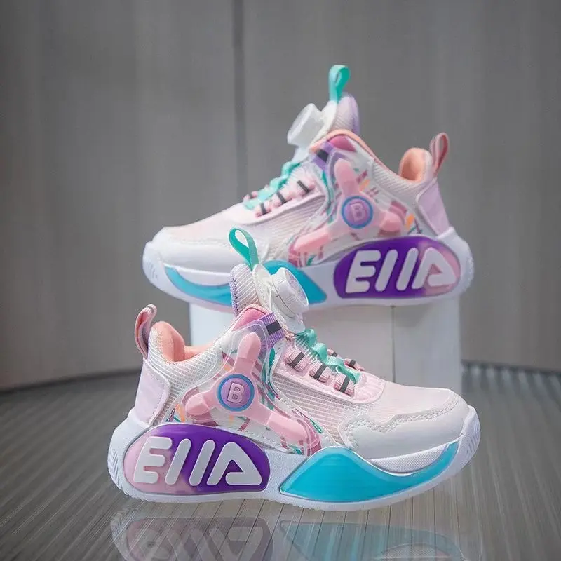 New Boys and Girls Kids Basketball Shoe Fashion Sports Anti slip Versatile Running Shoes