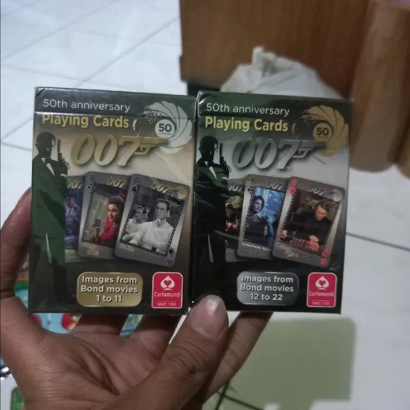Kartu remi james bond 007 spesial 50th anniversary 0