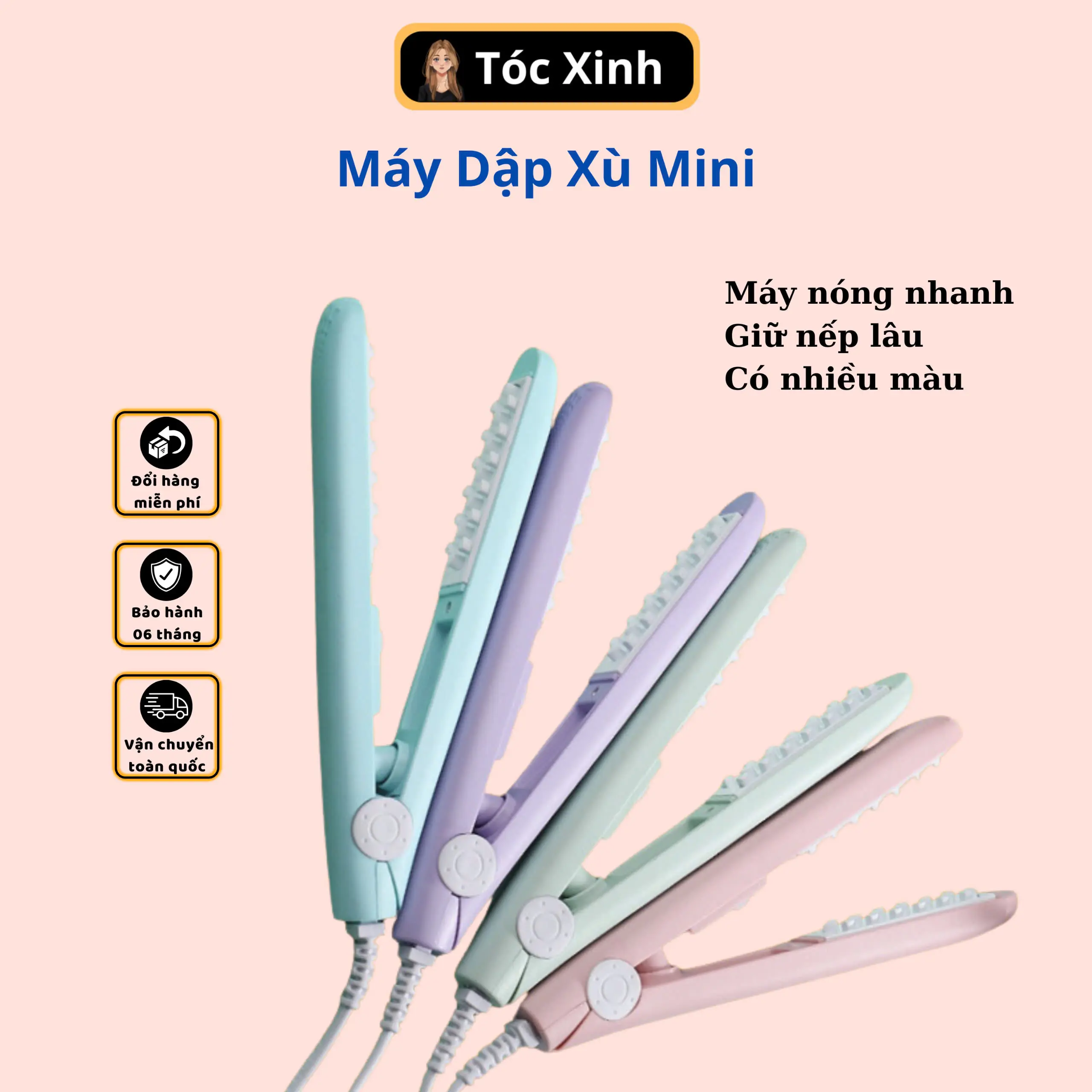 Máy dập phồng chân tóc- Máy dập xù chân tóc mini 02