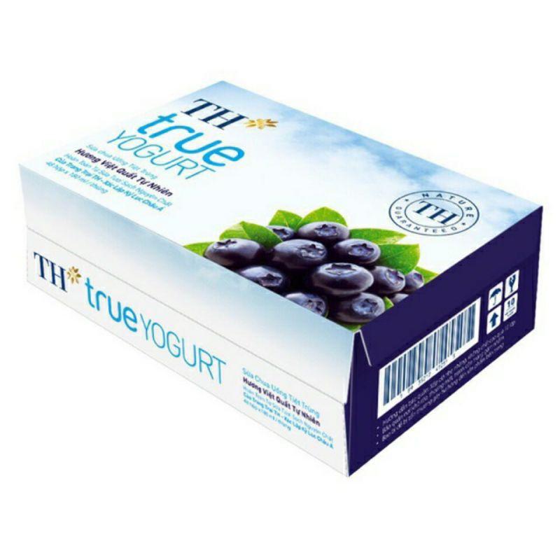  Thùng Sữa TH True Yogurt Dâu- Cam- Việt Quất 180ml x 48 Hộp 