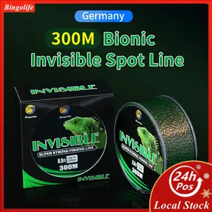 Bingolife 300m Garis Pancing Nilon Senar Titik Tak Terlihat Garis Fishing Line Invisible Bahan Tahan Lama Panjang Ikan