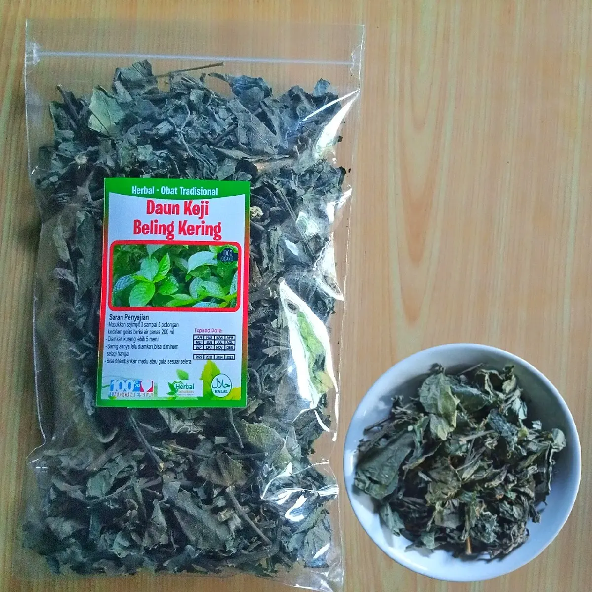 Daun Keji Beling Kering Organik