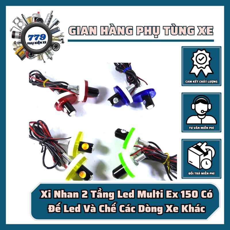 Xi Nhan Led Multi Ex 150 Có Đế Led Và Chế Các Dòng Xe Khác