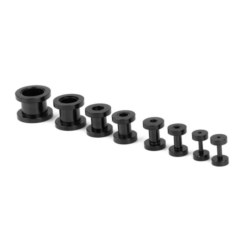 Stainless Steel Ear Plug Expander Tunnel Stretcher 16PCS 5