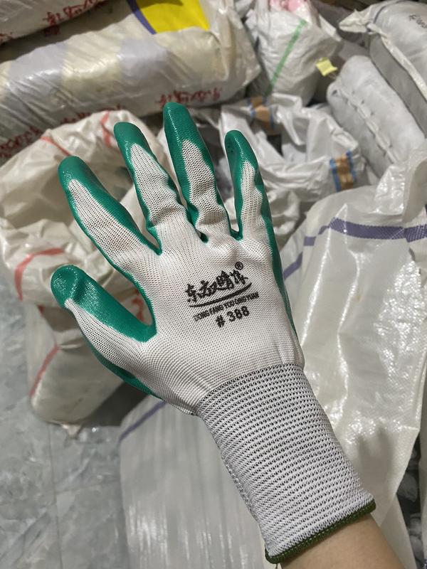 12 Đôi Găng Tay Phủ Sơn Xanh 388 - Giá Rẻ