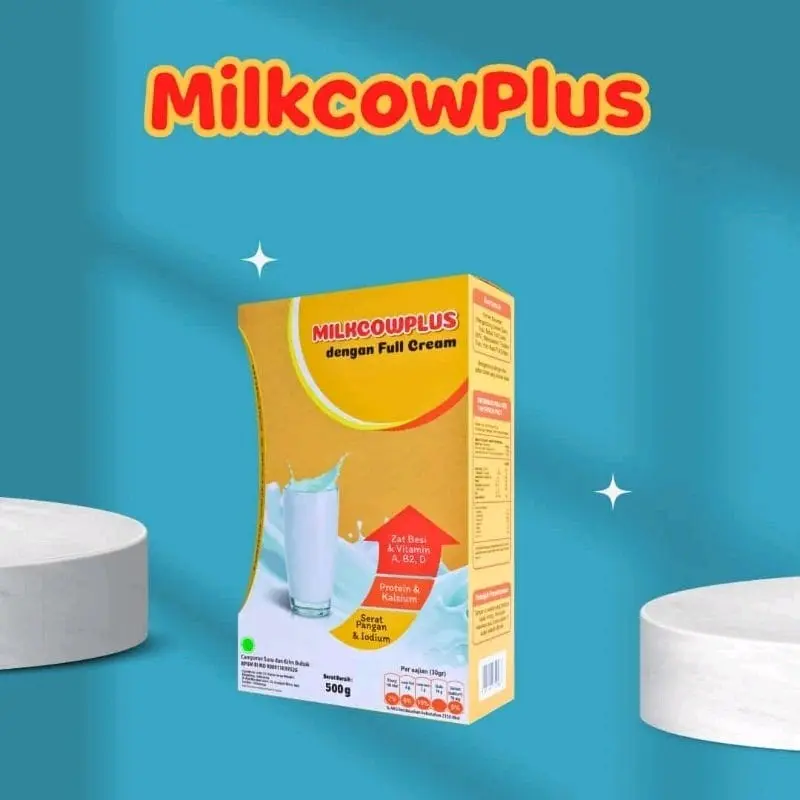 Susu Bubuk Milkcowplus 500 Gram Lebih Hemat