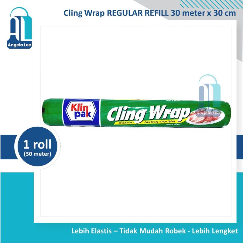 Product Introduction of Klinpak Cling Wrap Regular Refill 30m x 30cm - Plastik Segel makanan 1