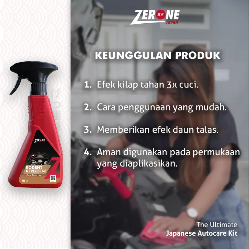Zerone Rodent Repellent 465 ml - Pengusir Tikus Spray Rumah Kantor Dapur Gudang 2