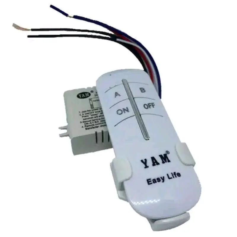 Wireless Remote Control Switch Saklar Lampu 2 Way 0