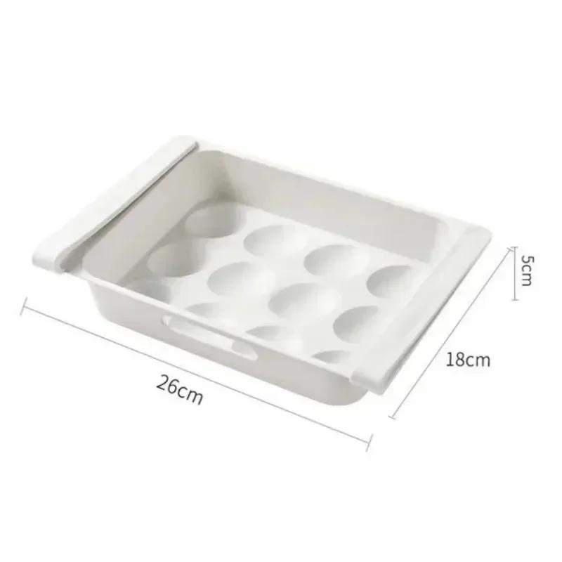 Khay Sắp Xếp Ngăn Kéo Trứng Tủ Lạnh, Hộp Đựng Trứng Tủ Lạnh, Thùng Đựng Trứng, Đồ Dùng Nhà Bếp Gia Đình, 1 Cái 5