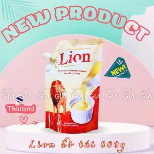 Sữa đặc Lion túi đỏ 800g - NGỌT 2