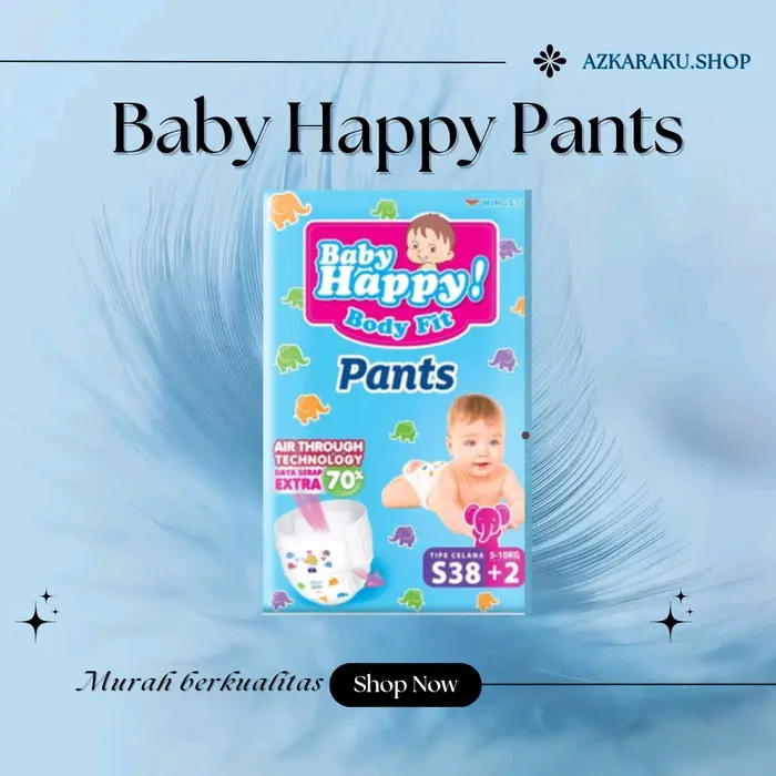 Promo 4 Ball Baby Happy Size(S38+2,M32,L28,XL26,XXL4,M20,L20,XL20,XXL18) Bayi Diaper Popok 1