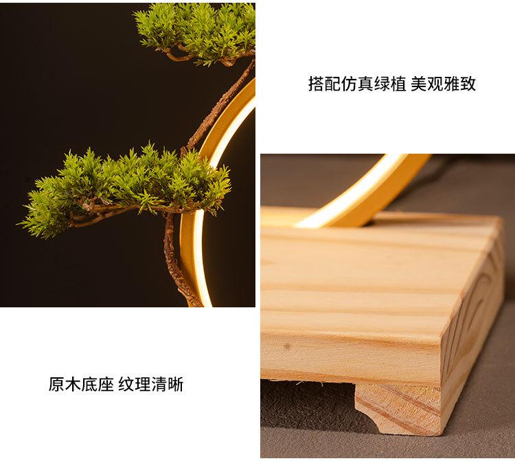 Product Introduction of Lantern circle large ornament Chinese Zen creative living room foyer office opening gift giving desktop home decoration gift 19