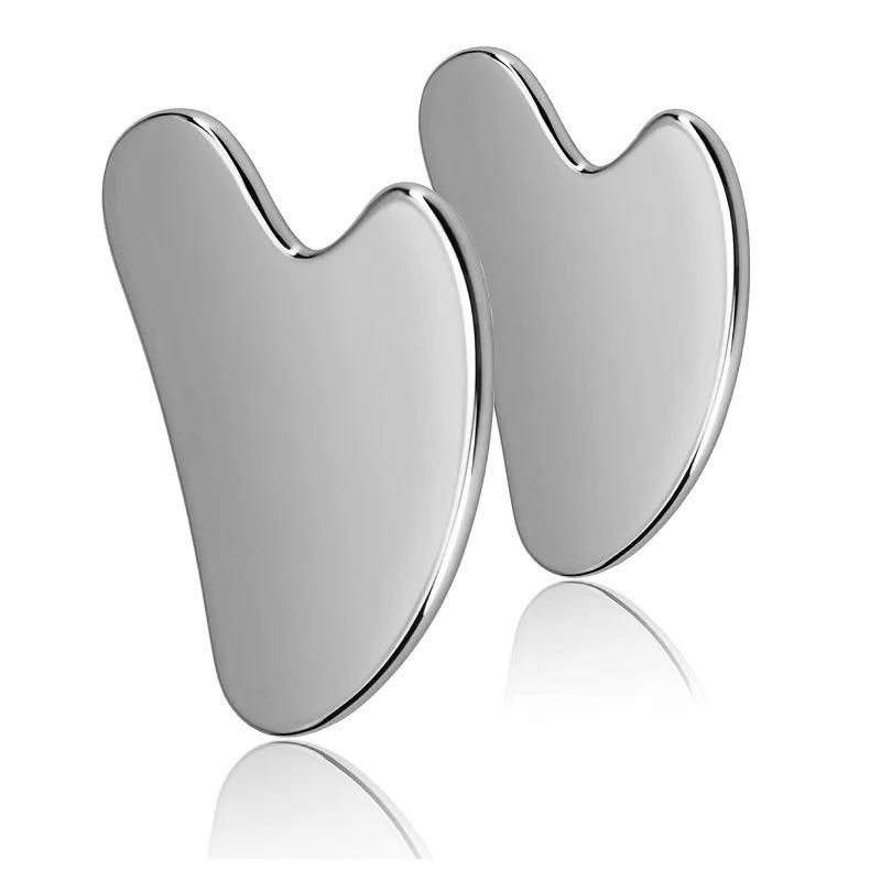 Product Introduction of 1Pcs Stainless Steel Gua Sha Scraper Massager For Face Neck Body Guasha Massage Tool Facial Skin Care Guasha Board Face Massager Body Care Comfort 5