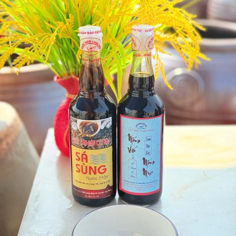  Combo 500ml mắm sá sùng 500ml mắm mực loại víp { đặc biệt} Nước Sốt Gia Vị 