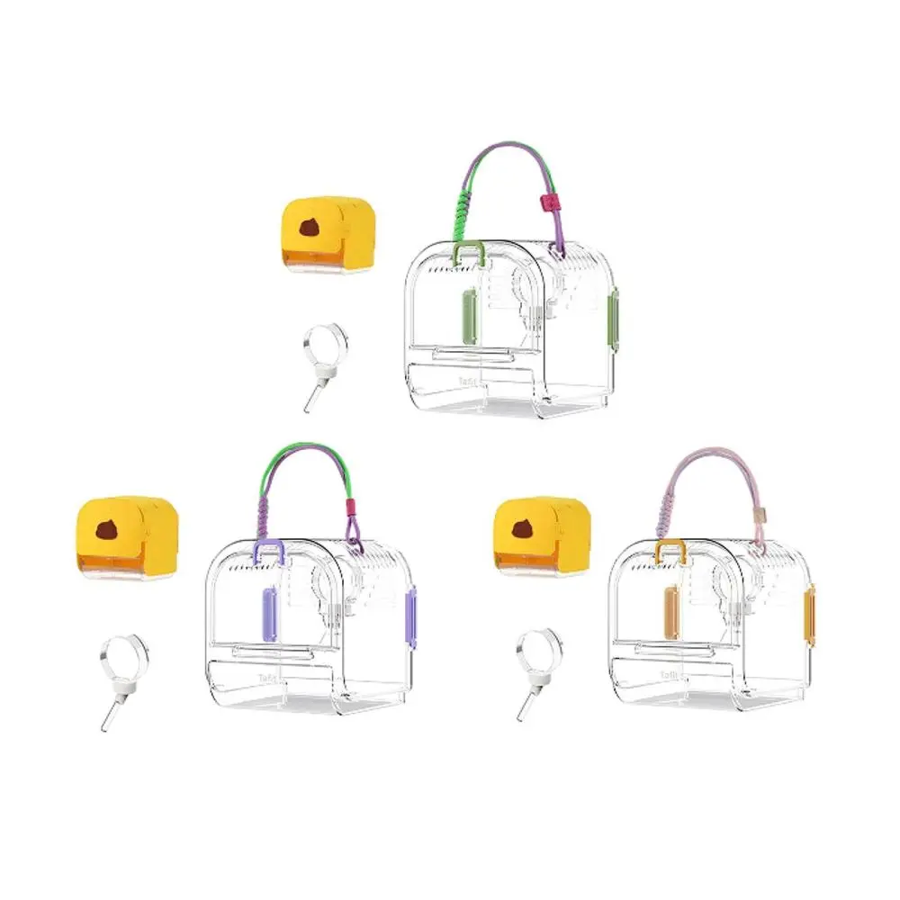 Hamster Travel Carrier Cage Hamster Travel Carrier for Hedgehog Mice Outdoor
