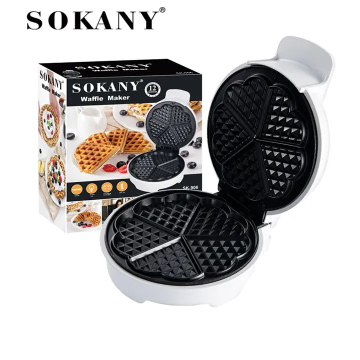 Máy Làm Bánh Waffle, bánh tổ ong, bánh kẹp SOKANY