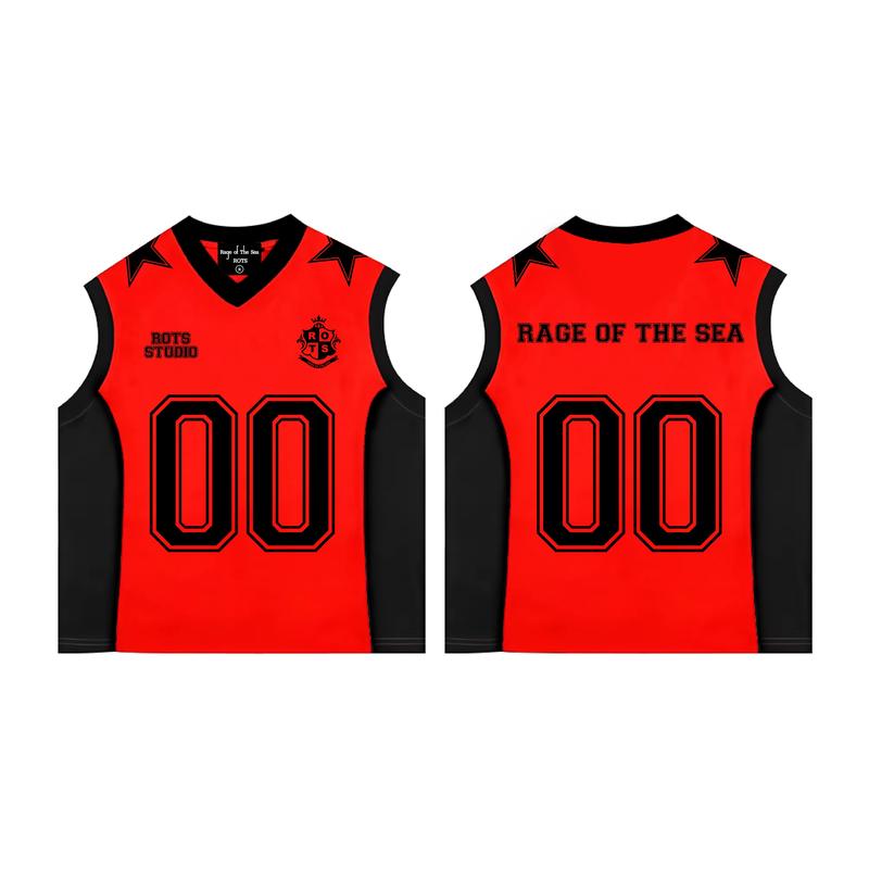 ÁO TANKTOP BÓNG RỔ SỐ 00 FORM OVERSIZE UNISEX RAGE OF THE SEA (ROTS STUDIO)- "TANKTOP SPORT VẢI MÈ THOÁNG MÁT" 4